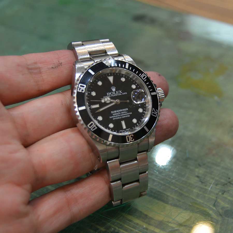 ロレックス 時計ベルト（ROLEX）サブマリーナ ：腕時計ベルトオーダー専門店-エビスレザー【全国対応】