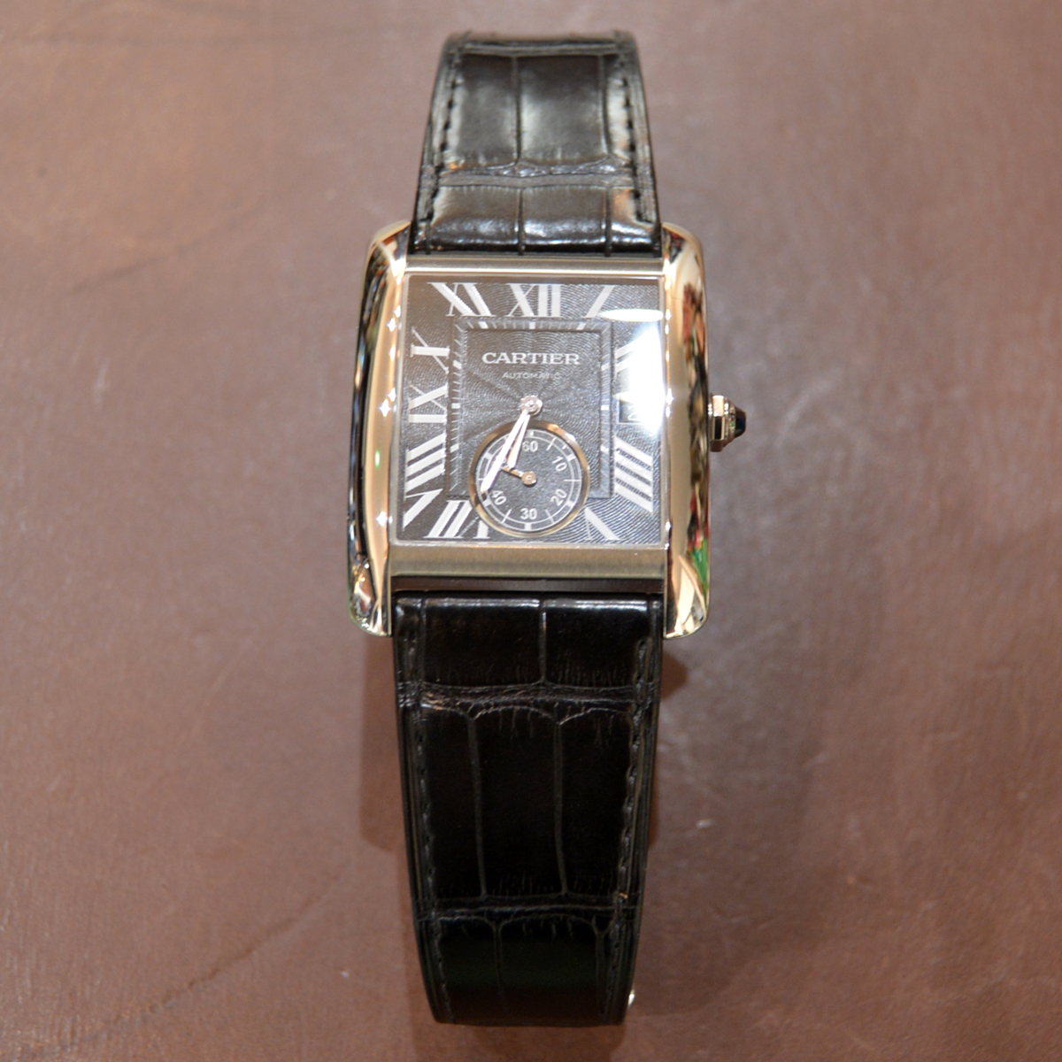 カルティエ 時計ベルト（Cartier） タンクMC【時計ベルトオーダー 