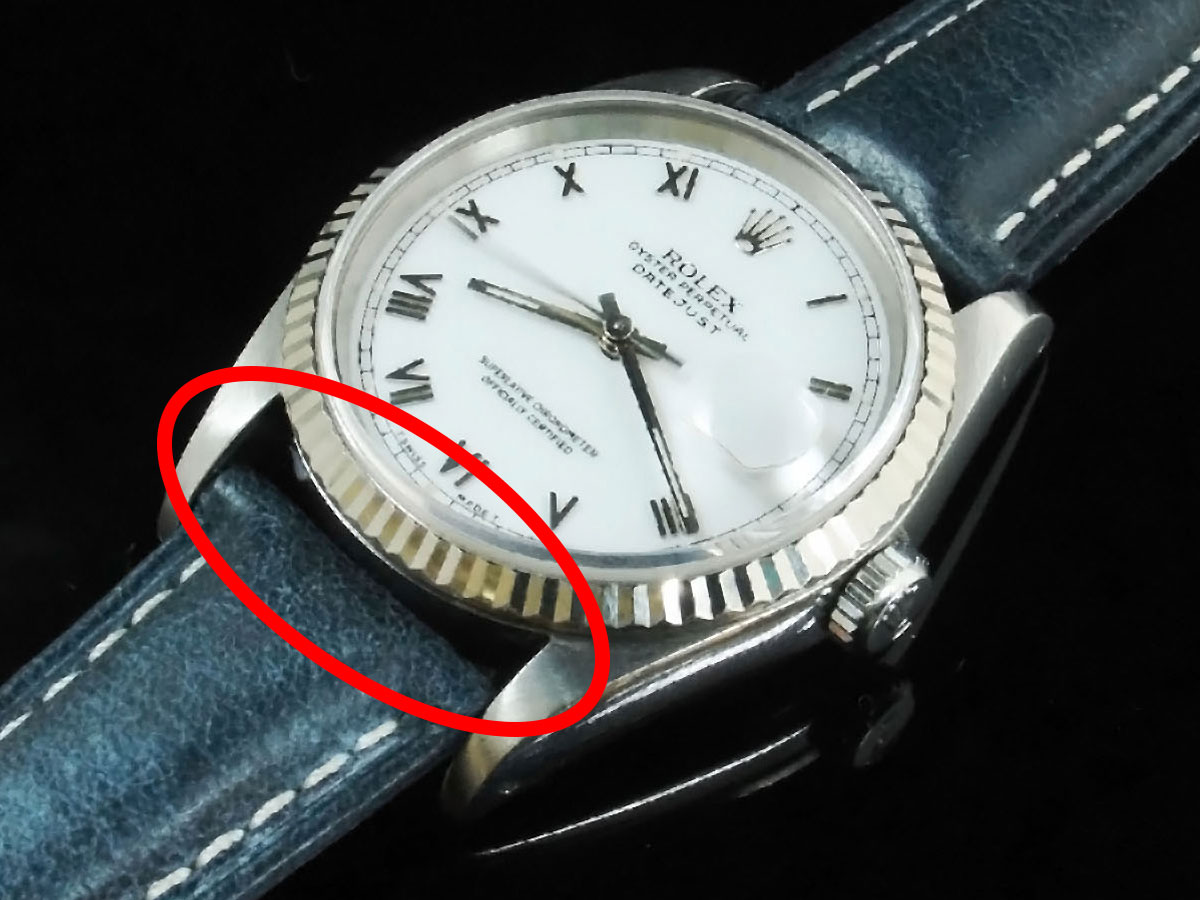 ロレックス 時計ベルト Rolex の革ベルト ラバーストラップ交換 腕時計ベルトオーダー専門店 エビスレザー 全国対応