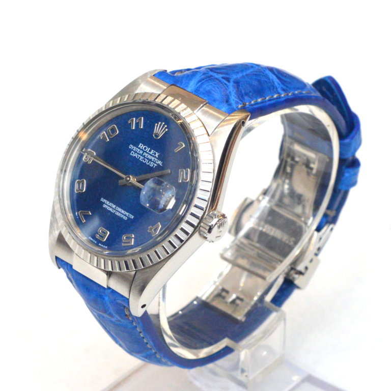 デイトジャスト 革ベルト 交換事例