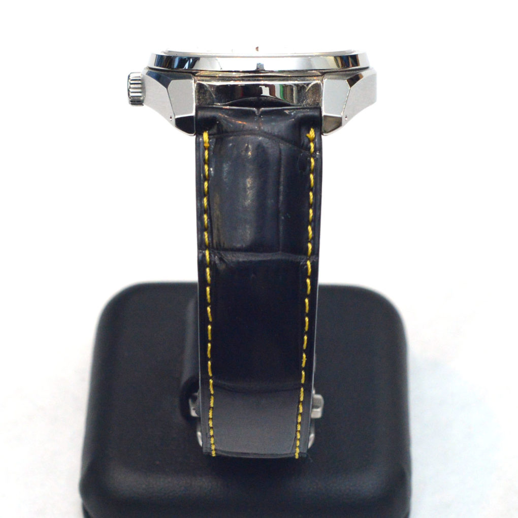 SEIKO Grand Seiko（セイコー　グランドセイコー） 素材：クロコダイル カラー：マット/黒　時計ベルトオーダー 