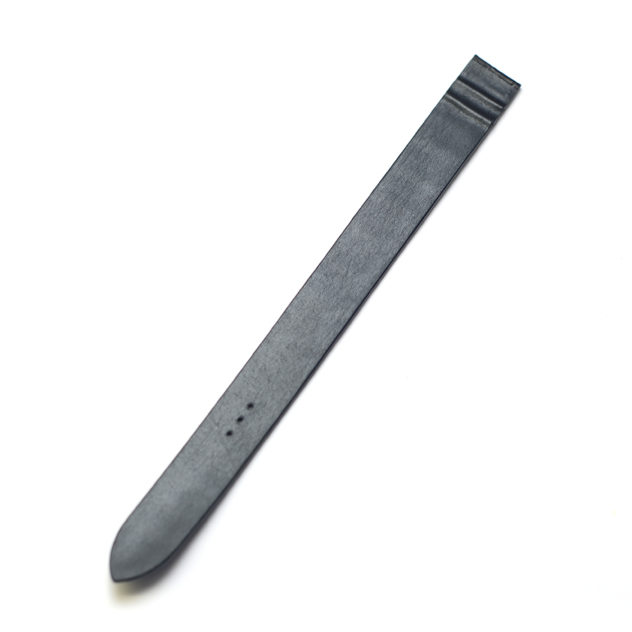 トキオクマガイ ミニッツ 22mm 時計ベルトオーダー｜クロコダイル × マットブラック